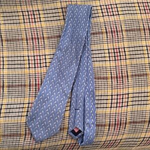Blue Patterned Tie